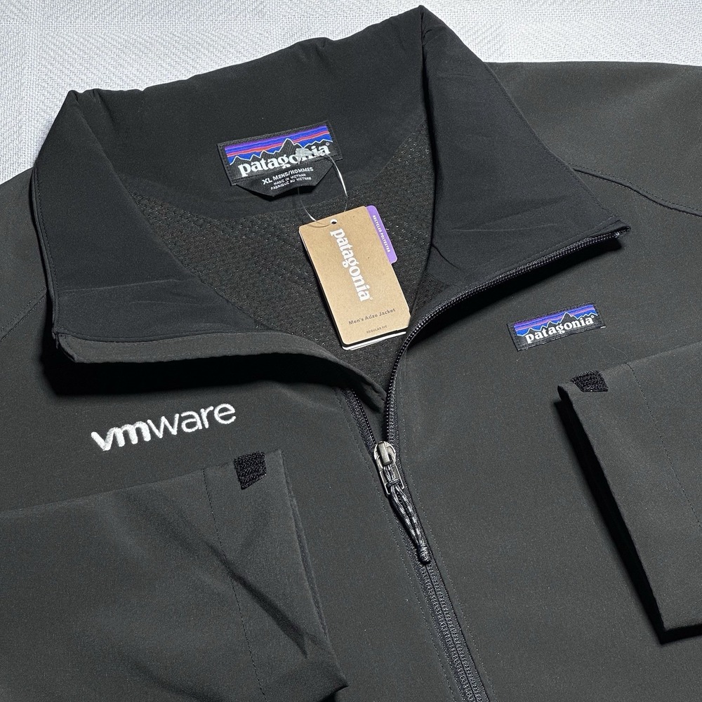 NEW Patagonia Adze Jacket Mens XL Black Softshell Wind Water Repellent NWT